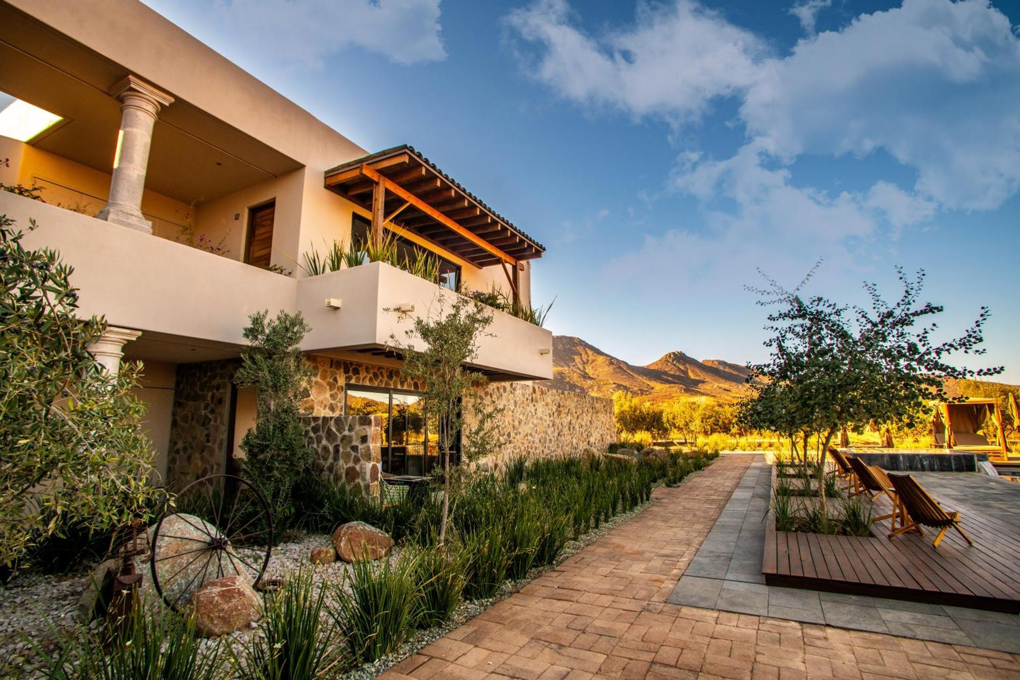 Hotel Flores De Sal-Валье-де-Гуадалупе Экстерьер фото